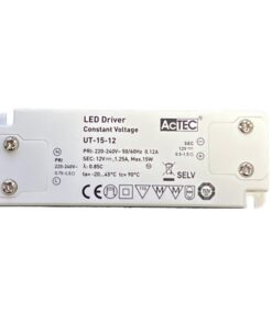 Alimentatore Trasformatore Ultra Slim 15W 12V 1.25A Tensione Costante 103X36X16 mm