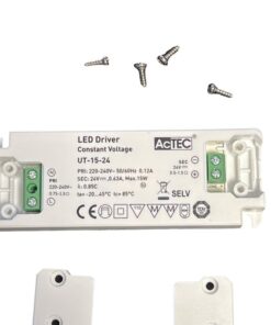 Alimentatore Trasformatore Ultra Slim 15W 24V 0.63A Tensione Costante 103X36X16 mm