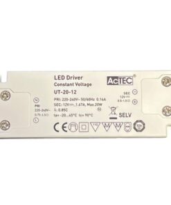 Alimentatore Trasformatore Ultra Slim 20W 12V 1.67A Tensione Costante 103X36X16 mm