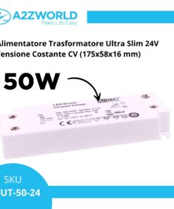 Alternative view of Alimentatore Trasformatore Ultra Slim 24V Tensione Costante CV (50W)