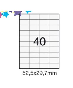 Alternative view of FBA Barcode Etichette Adesive 52,5X29,7mm 40 etichette per foglio Pacco da 100 Fogli