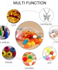 1000 Pezzi Buste Zip Trasparenti 10x15 cm Spessore 30 Micron Richiudibili