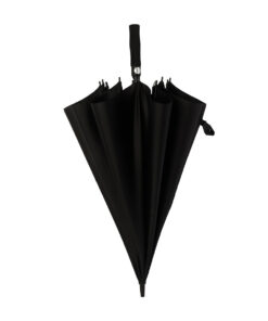 Ombrello Lungo Antivento 10 Stecche Nero con Apertura Automatica Robusto ed Elegante