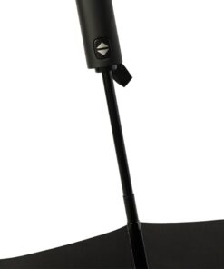 Ombrello Robusto Antivento 3 Pieghe 12 Stecche Teflon 190T 105cm Apertura e Chiusura Automatico Nero Classico