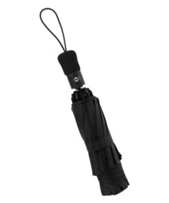 Ombrello Inverso Antivento 3 Pieghe 10 Stecche Teflon 210T 105cm Apertura e Chiusura Automatico Nero Classico