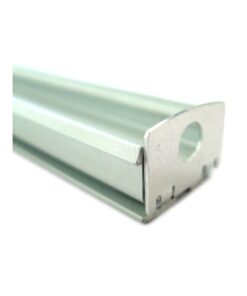 Coppia Tappi Tappini Termine Per Chiusure Profilo Barra In Alluminio Rigida Quadrata BA3200