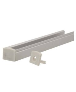 Coppia Tappi Tappini Termine Per Chiusure Profilo Alluminio Super Slim BA1008