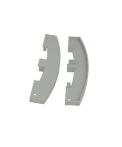 Coppia Tappi Tappini Termine Per Chiusure Del Profilato Alluminio BA1537