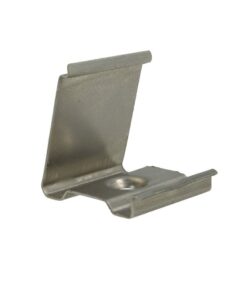 Clip Guida Gancio PC Per Fissaggio a Muro Del Profilo Alluminio Slim Angolare BA1616