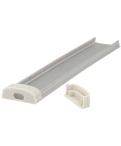 Coppia Tappi Tappini Termine Per Chiusure Profilo Alluminio Curvabile Piegabile BA1806