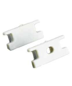 Coppia Tappi Tappini Termine Per Chiusure Profilo Barra Alluminio Calpestabile BA1908