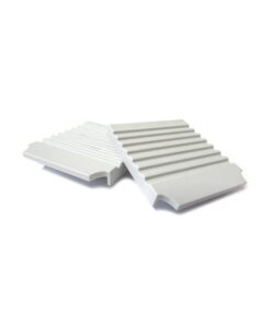 Coppia Tappi Tappini Termine Per Chiusure Profilo Alluminio Da Parete Del Specchiera Bagno BA2001