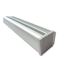 Coppia Tappi Tappini Termine Per Chiusure Profilo Alluminio Da Parete Del Specchiera Bagno BA2001