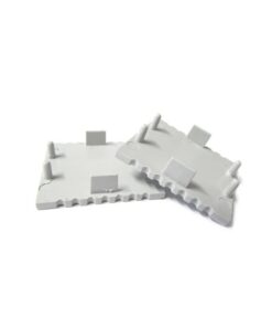 Alternative view of Coppia Tappi Tappini Termine Per Chiusure Del Profilo Barra Guida Alluminio BA2088