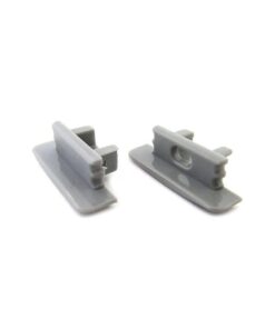 Alternative view of Coppia Tappi Tappini Termine Per Chiusure Profilo Barra Alluminio Da Incasso BA2507