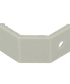 Clip Guida Gancio Plastica Per Fissaggio Profilato Alluminio Angolare Spesso Curva 45 Gradi BA3109