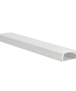 3 Metri Diffusore Copertura PC Satinata Smerigliata Opaca per Profilo Alluminio Largo 20mm