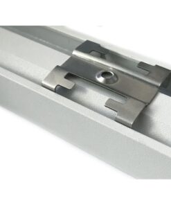 Clip Guida Gancio Metallo Per Fissaggio a Muro Del Profilato Alluminio Da Soffitto Luce Asimmetrica BA3315W
