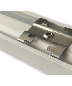 Alternative view of Clip Guida Gancio Metallo Per Fissaggio a Muro Del Profilato Alluminio Da Soffitto Luce Asimmetrica BA3315W