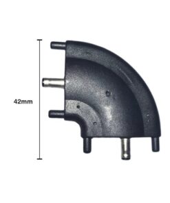 Giunto Angolare a L Connettore 3.5x1.35mm 12V DC Per Barra Led Sottopensile Cucina Armadio
