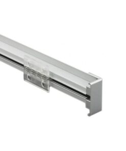 Clip Guida Gancio Lineare Plastica Per Fissaggio a Muro Parete Profilato Alluminio BA4420