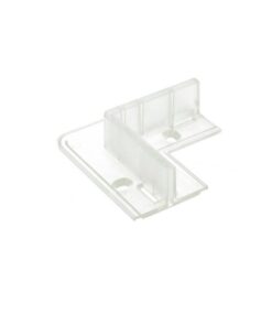 Clip Guida Gancio Plastica Forma L 90 Gradi Per Fissaggio a Muro Parete Del Profilato Alluminio BA4420