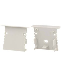 Coppia Tappini Termine Per Chiusure Del Profilo Alluminio BA4435