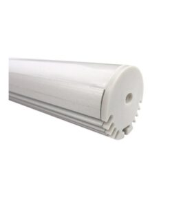 Coppia Tappi Tappini Termine Per Chiusure Profilo Barra Alluminio Tondo Multi Funzioni BA6001