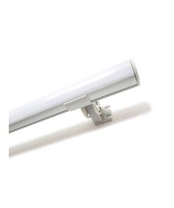 Gancio Supporto per Fissaggio Orientabile Regolabile in 9 Angolazioni per Muro Parete del Profilo Barra Alluminio Tondo BA6001