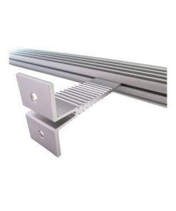 Gancio per Fissaggio Da Soffitto Muro Tetto in Armadio Sottopensile Mensola del Profilo Barra Alluminio Tondo BA6001