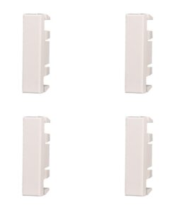 Alternative view of 4 Pezzi Copritasti Copriforo Falso Polo 1/2P Mezzo Modulo Posto Bianco Compatibile Con Bticino Axolute