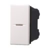 Pulsante Assiale 1P 16A Unipolare Colore Bianco Compatibile Con Bticino Axolute