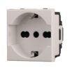 Presa Schuko 2P+T 16A Colore Bianco Compatibile Con Bticino Axolute