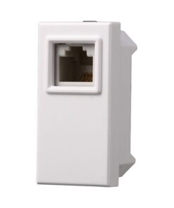 Connettore Telefonica Presa RJ11 Colore Bianco Compatibile Con Bticino Axolute