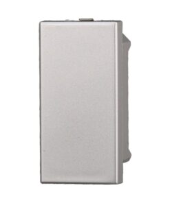 2 Pezzi Copritasti Copriforo Copritasto Falso Polo 1P Grigio Compatibile Con Bticino Axolute