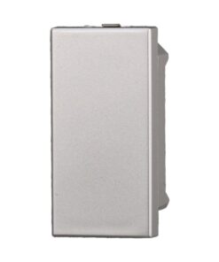 Alternative view of 2 Pezzi Copritasti Copriforo Copritasto Falso Polo 1P Grigio Compatibile Con Bticino Axolute