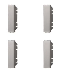 Alternative view of 4 Pezzi Copritasti Copriforo Falso Polo 1/2P Mezzo Modulo Posto Grigio Compatibile Con Bticino Axolute