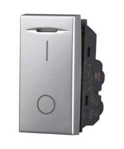 Interruttore Bipolare 0-1 16A Colore Grigio Compatibile Con Bticino Axolute
