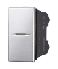 Interruttore Assiale 1P 16A Unipolare Colore Grigio Compatibile Con Bticino Axolute