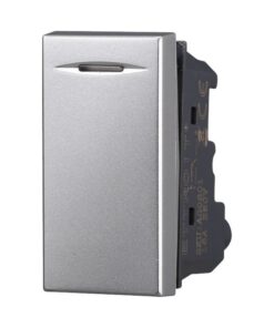 Pulsante 1P 16A Colore Grigio Compatibile Con Bticino Axolute