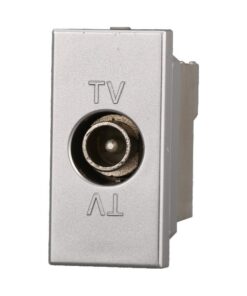 Connettore Presa TV Terminale Maschio Colore Grigio Compatibile Con Bticino Axolute