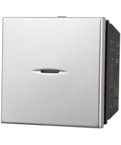 Pulsante Assiale 2M 2P 16A Colore Grigio Compatibile Con Bticino Axolute