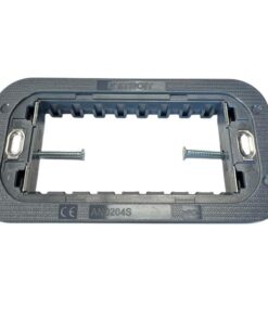 Supporto Slim Sottile 4P Serie Moon 4 Posti Per Scatole 504 Compatibile Con Bticino Axolute Air