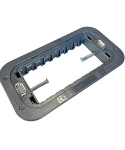 Supporto Slim Sottile 4P Serie Moon 4 Posti Per Scatole 504 Compatibile Con Bticino Axolute Air