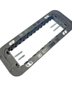 Alternative view of Supporto Slim Sottile 6P Serie Moon 6 Posti Per Scatole 506 Compatibile Con Bticino Axolute Air