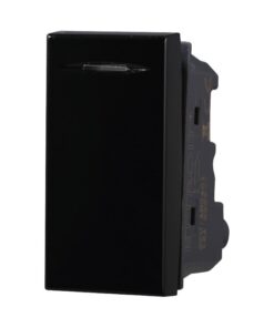 Interruttore 1P 16A Unipolare Colore Nero Compatibile Con Bticino Axolute