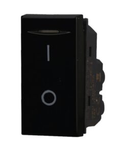 Interruttore Bipolare 0-1 16A Colore Nero Compatibile Con Bticino Axolute