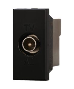 Connettore Presa TV Terminale Maschio Colore Nero Compatibile Con Bticino Axolute