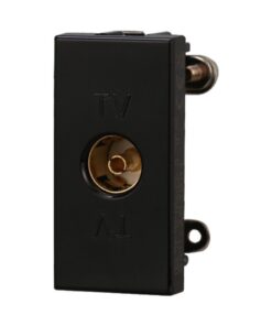 Connettore Presa TV Femmina Colore Nero Compatibile Con Bticino Axolute