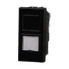 Connettore Rete Presa Dati RJ45 CAT5E Colore Nero Compatibile Con Bticino Axolute